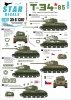 Star Decals 35-C1307 T-34-85 Medium Tank 1/35